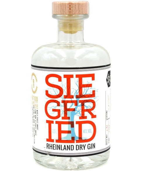 Siegfried Rheinland Dry Gin 0,5l worldwidespirits - vol. aus 41% | mit Deutschland Gin